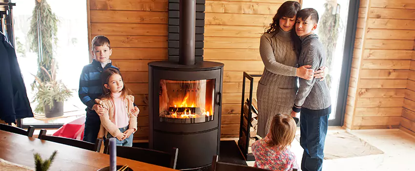 Morso Cast Iron Fireplace Insert Installation in San Marcos, Texas