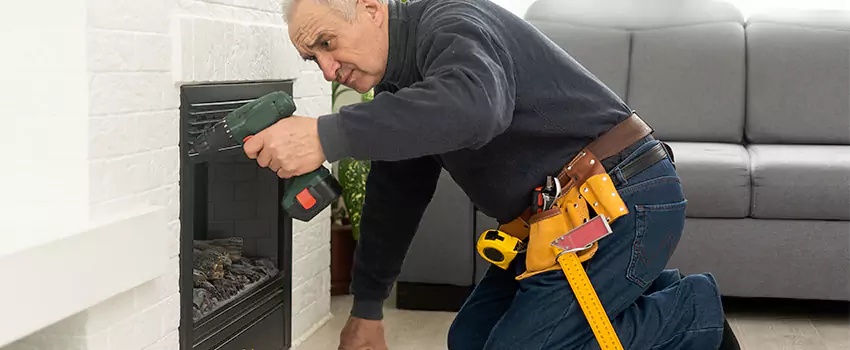 New Indoor Fireplace Installation in San Marcos, Texas