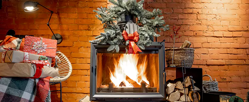 Travis Industries Linear Gas Fireplace Installation in San Marcos, Texas