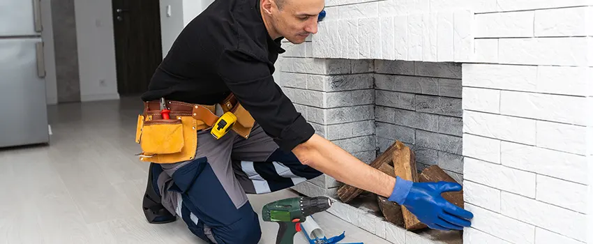 Fireplace Damaged Damper Frame Repair Services in San Marcos, Texas